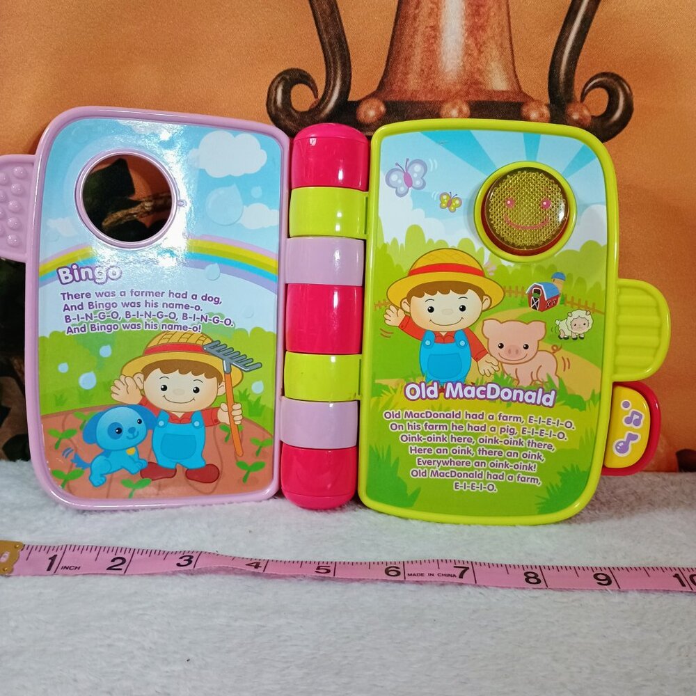 VTech Storytime Rhymes Interactive Musical Baby Learning Toy Book - Picture 5 of 7